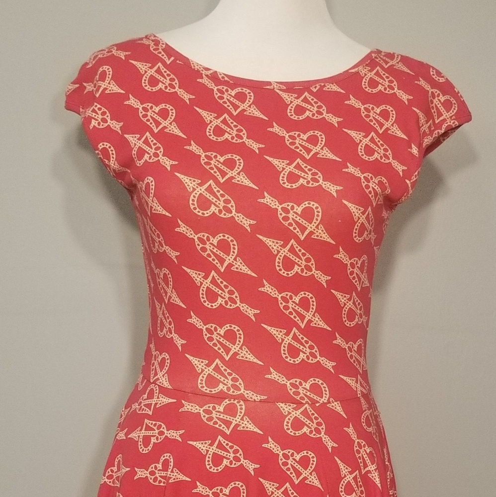 Effie's Heart Dress, Cupid Print